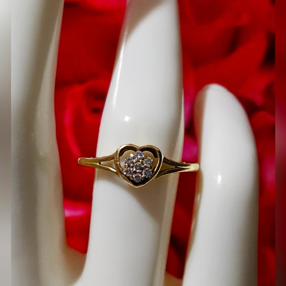 Gold Heart Ring
